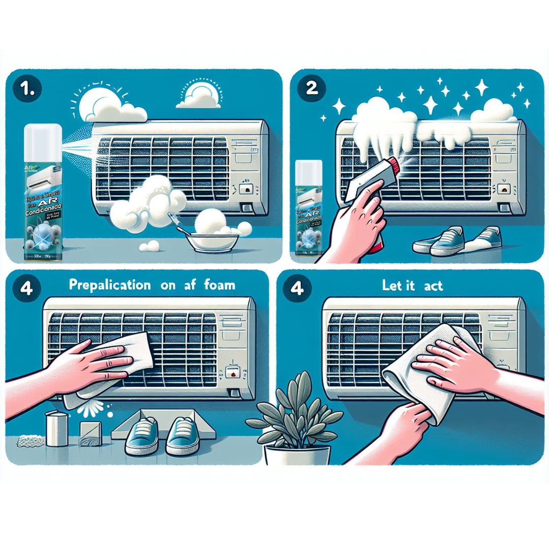 Como Usar a Espuma da Terra para Limpar o Ar Condicionado